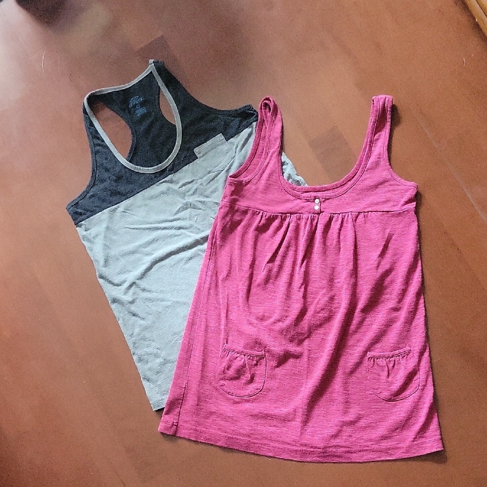 Heritage Black and Pink Tank Tops